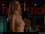 Topless Blonde Celeb Exposing Her Titties - celebrity lady topless