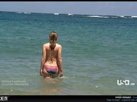 Sexy Butt Celeb In Bikini Out In The Water - celeb female in swimsuit