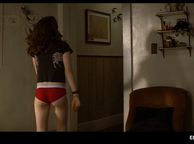Tiny Ass Ellen Page In Red Cotton Panties - celebrity girl with a tight rear end