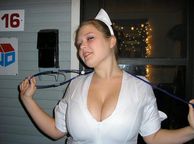 Young BBW In Nurse Uniform - babe non nude