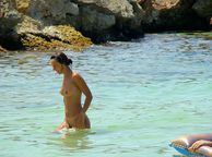 Amateur Nudist Walking Out Of The Water - female nude