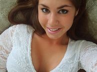 Cute Smiling Brunette Girlfriend Selfie - college hottie non nude