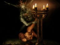 Demon Fucking By Candlelight 3D Picture - cartoon