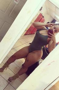 Ebony Woman In Sexy Outfit Self Shot