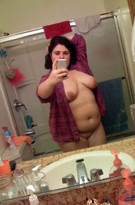 Fattie Taking A Mirror Selfie At Home
