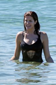 Forty Something Celeb Playing In The Water